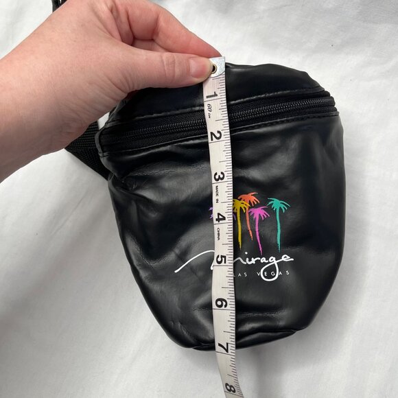 Mirage Las Vegas Black Fanny Pack Belt Bag Casino memorabilia - Picture 10 of 11